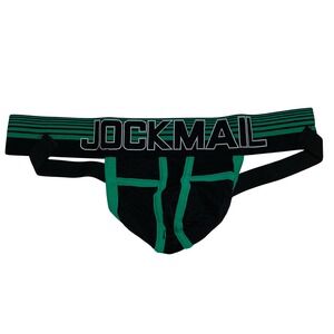 Jockmail Rugby Jockstrap Green Size M (27-30)‎ JM224 NWT